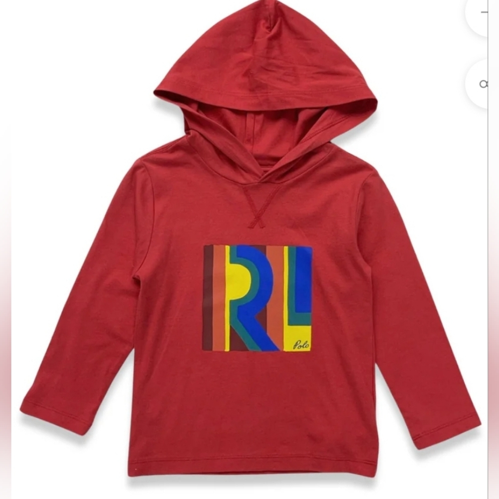 🌟 7/25$ Polo Ralph Lauren Boys Logo Cotton Hooded Toddler Tee
